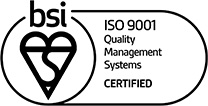 BSI ISO 9001 certification logo