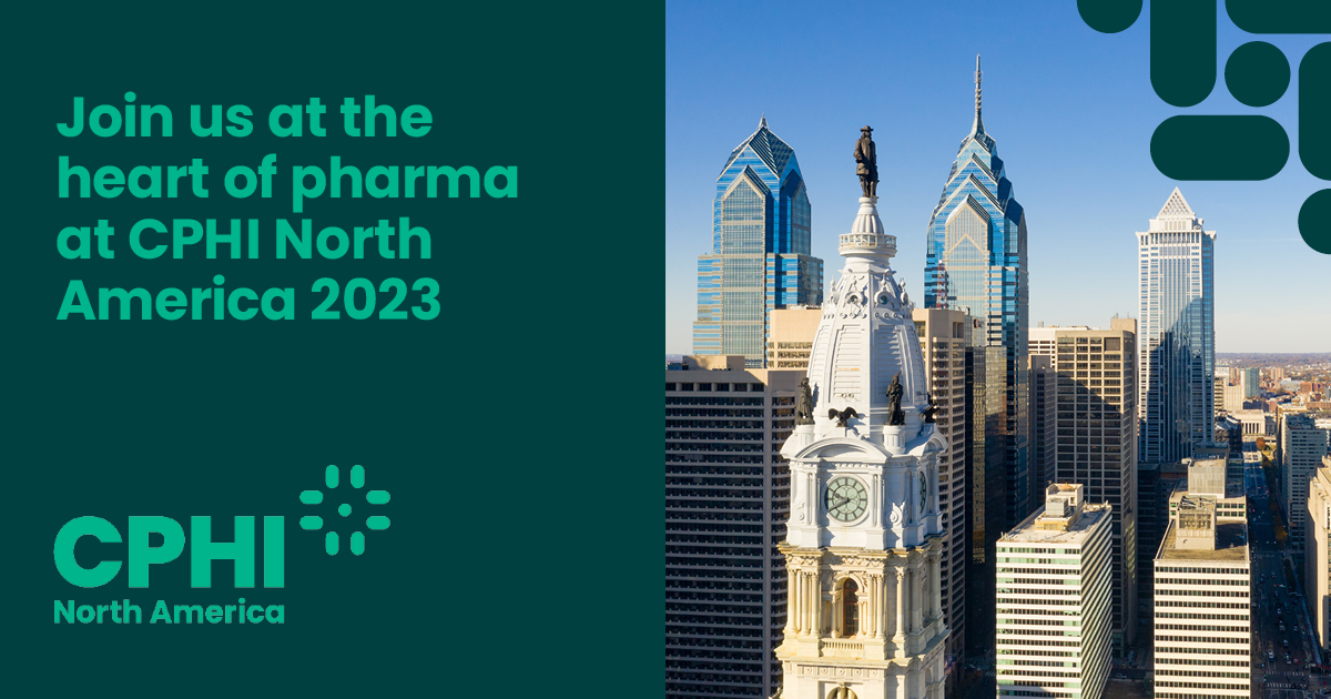 Join us at the heart of pharma at CPHI North America 2023